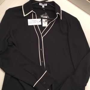 Express Black Portofino Shirt